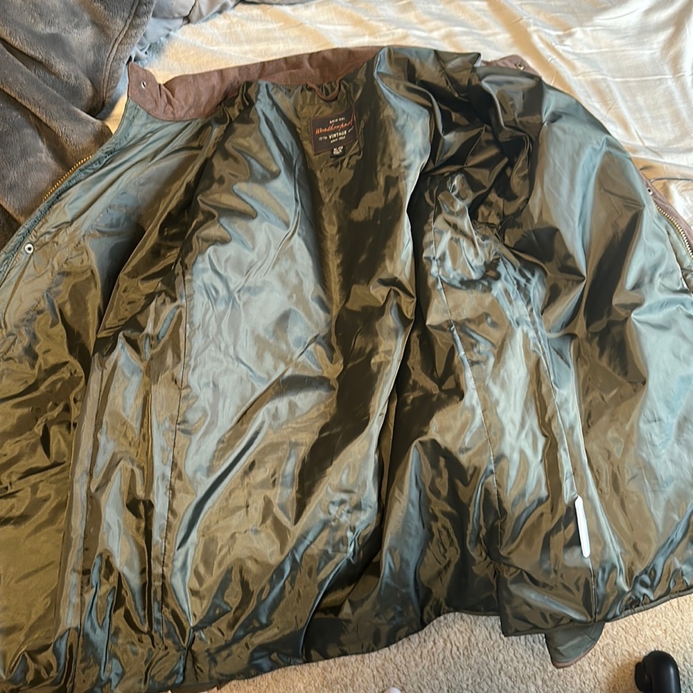 Original weatherproof vintage jacket - green